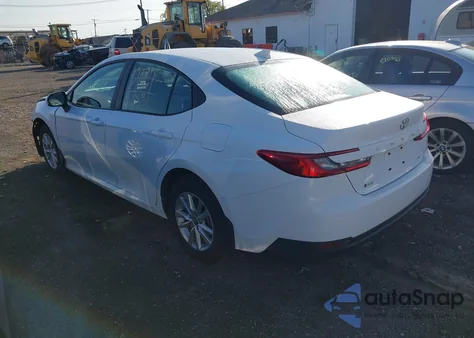 2025 Toyota Camry Le from USA, damaged, VIN 4T1DAACK8SU544609